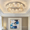 Stainless Steel Ceiling Light Stainless Steel Crystal Modern LED Ceiling Light Factory
